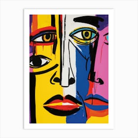 Three Faces Art Print