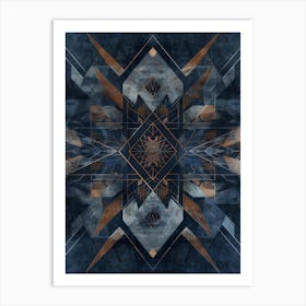 Abstract Geometric Painting Art Print