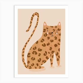 Cute Leopard Art Print