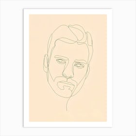 Portrait Of A Man Art Print