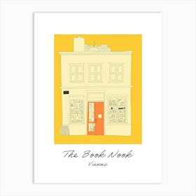 Vienna The Book Nook Pastel Colours 2 Poster Art Print