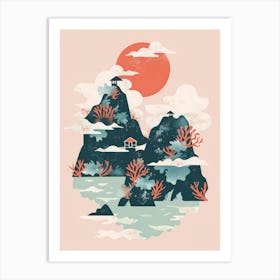 Japanese Landscape 1 Art Print