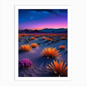 Mirage Of The Enchanted Desert V2 Art Print