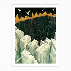 Ice Cave 1 Art Print