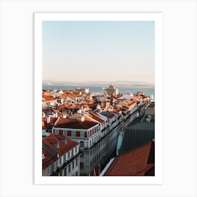 Lisbon Rooftop | Street Photography poster Portugal Art Print