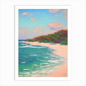 Eagle Beach Aruba Monet Style Art Print