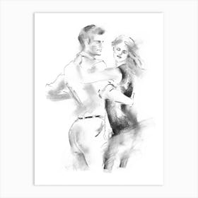 Dancing Couple Art Print