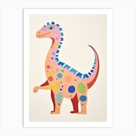 Nursery Dinosaur Art Camarasaurus 2 Art Print