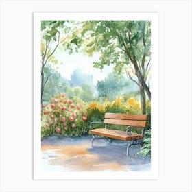 Watercolor Landscape Poster