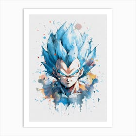 Vegeta Dragon Ball Z 1 Art Print