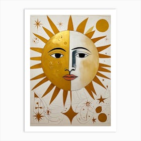 Sun & Moon 1 Art Print