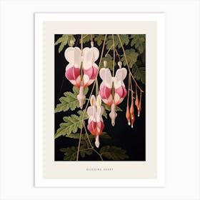 Flower Illustration Bleeding Heart Flower 3 Poster Art Print