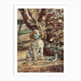 The Artist's Dog Flèche 1, Henri de Toulouse-Lautrec Art Print
