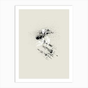 Splatter Painting In Boho Style 1 Art Print