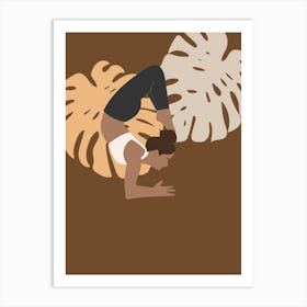 Yoga Pose Art Print