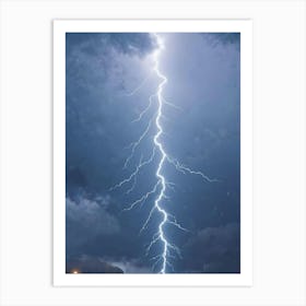 Lightning Strike Art Print