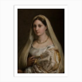 Woman With A Veil Raphael Art Print