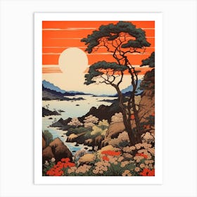 Amami Oshima, Japan Vintage Travel Art 1 Art Print