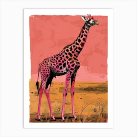 Giraffe 181 Art Print