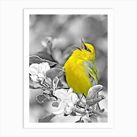 Yellow Bird Art Print