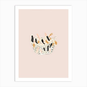 Basket Of Fries Art Print