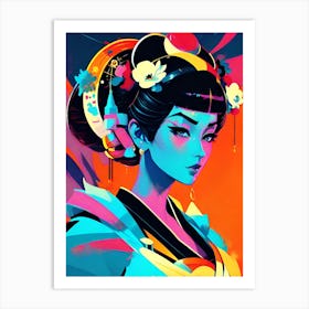 Geisha 81 Art Print