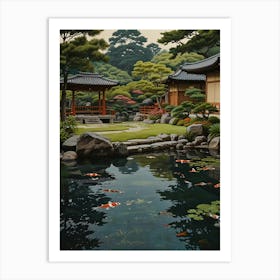 Japanese Garden 5 Art Print