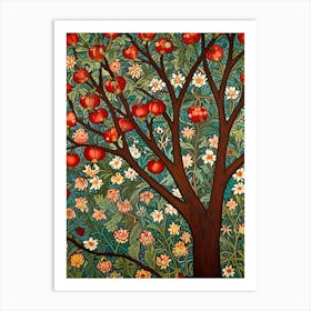 William Morris Pomegranate Tree 1 Art Print