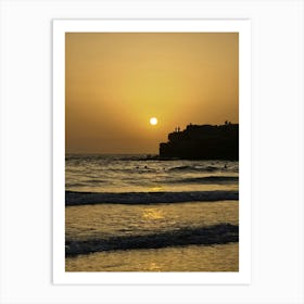 Sunset At Bondi Beach 1 Art Print