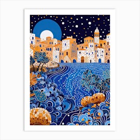 Trapani, Italy, Illustration In The Style Of Pop Art 2 Art Print