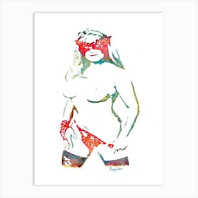 Sexy Woman 1 Art Print