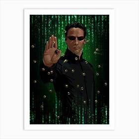 Neo Matrix Art Print