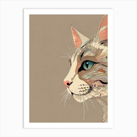 Cat Portrait Art Print