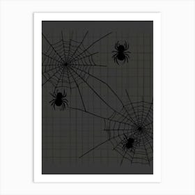 Spider Web Art Print