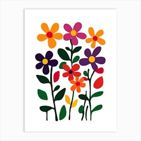 Flowers In The Garden Art Print