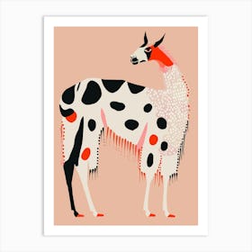 Lama Of The Andes Art Print