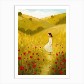 Poppy Field 3 Art Print