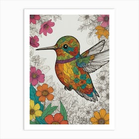 Hummingbird 48 Art Print