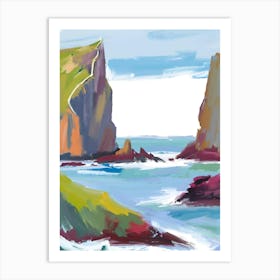 Cliffs By The Sea 3 Art Print