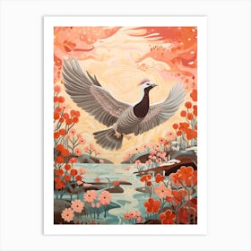 Coot 1 Detailed Bird Painting Art Print