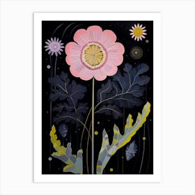 Scabiosa 3 Hilma Af Klint Inspired Flower Illustration Art Print