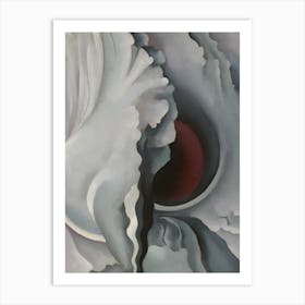 Georgia O'Keeffe - Black Iris, abstraction Art Print