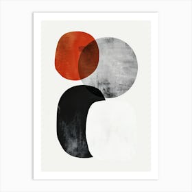 Ouagadougou Stone Park Bauhaus Minimalist Art Print