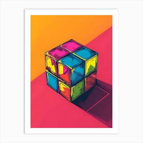 Rubik'S Cube Art Print