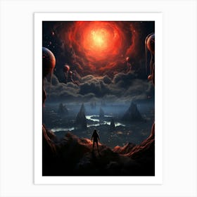 Alien Planet Art Print