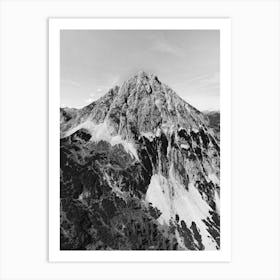 Mountain Top Bw, Edition 2 Art Print
