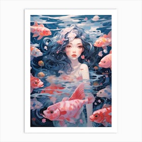 Mermaid 6 Art Print