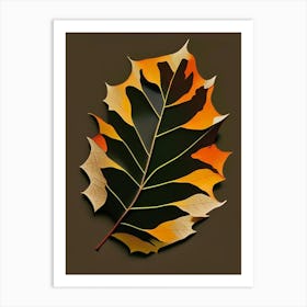 Ash Leaf Vibrant Inspired 2 Art Print