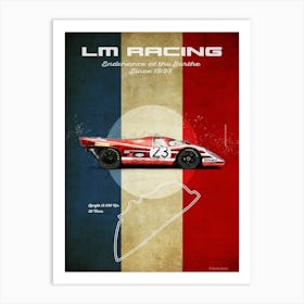 Lm Racing Porsche 917 Salzburg Art Print