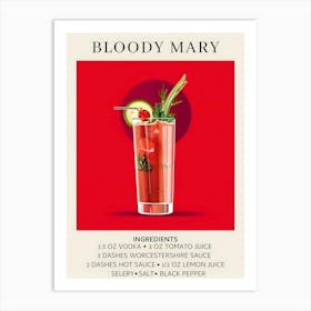 Bloody Mary Art Print